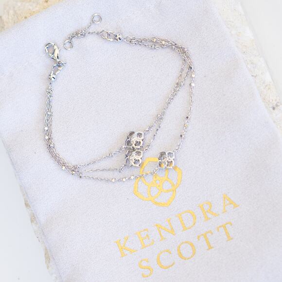 Kendra Scott Rue Multi Strand Bracelet In Silver - Picture 4 of 6